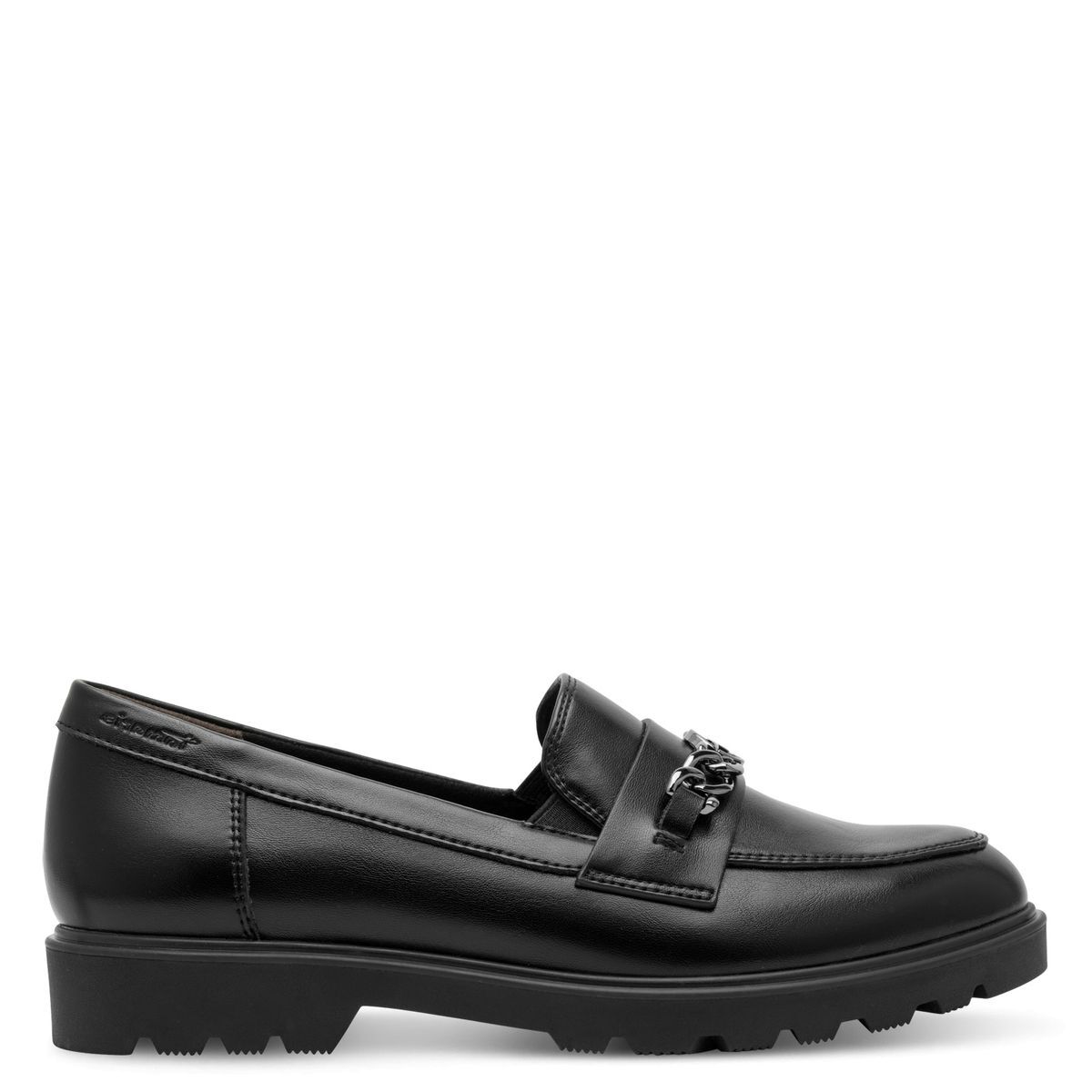 Slipper femme noir mat, TAMARIS