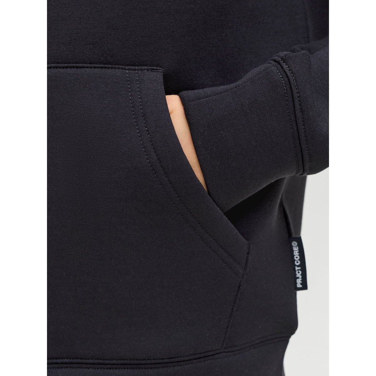 Sweat À Capuche noire - black, JACK & JONES JUNIOR