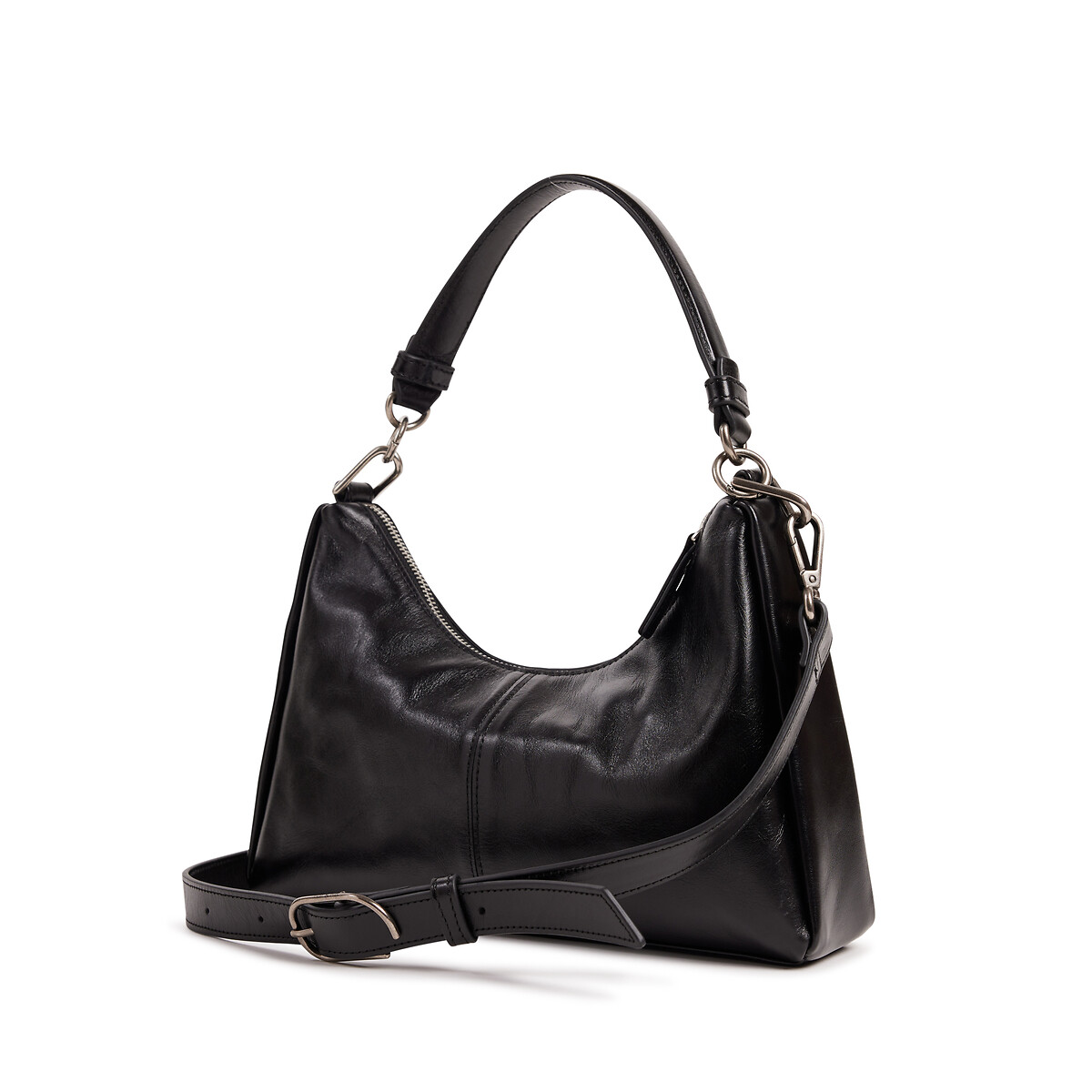 Sac à main cuir REJINA noir, NAT & NIN