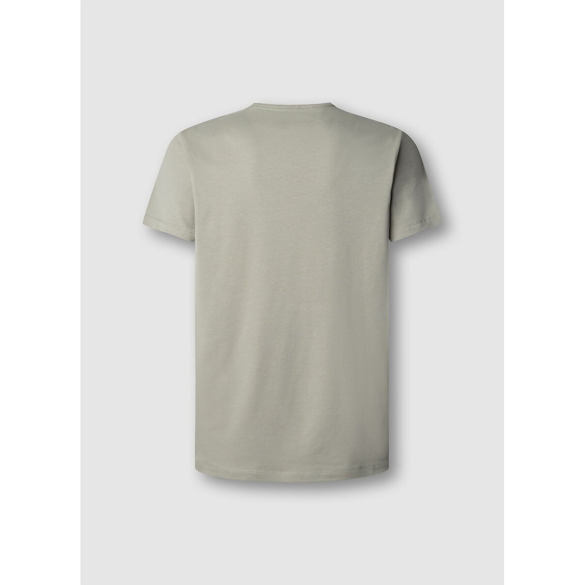 Original Basic T-Shirt with Short Sleeves sage green, PEPE JEANS