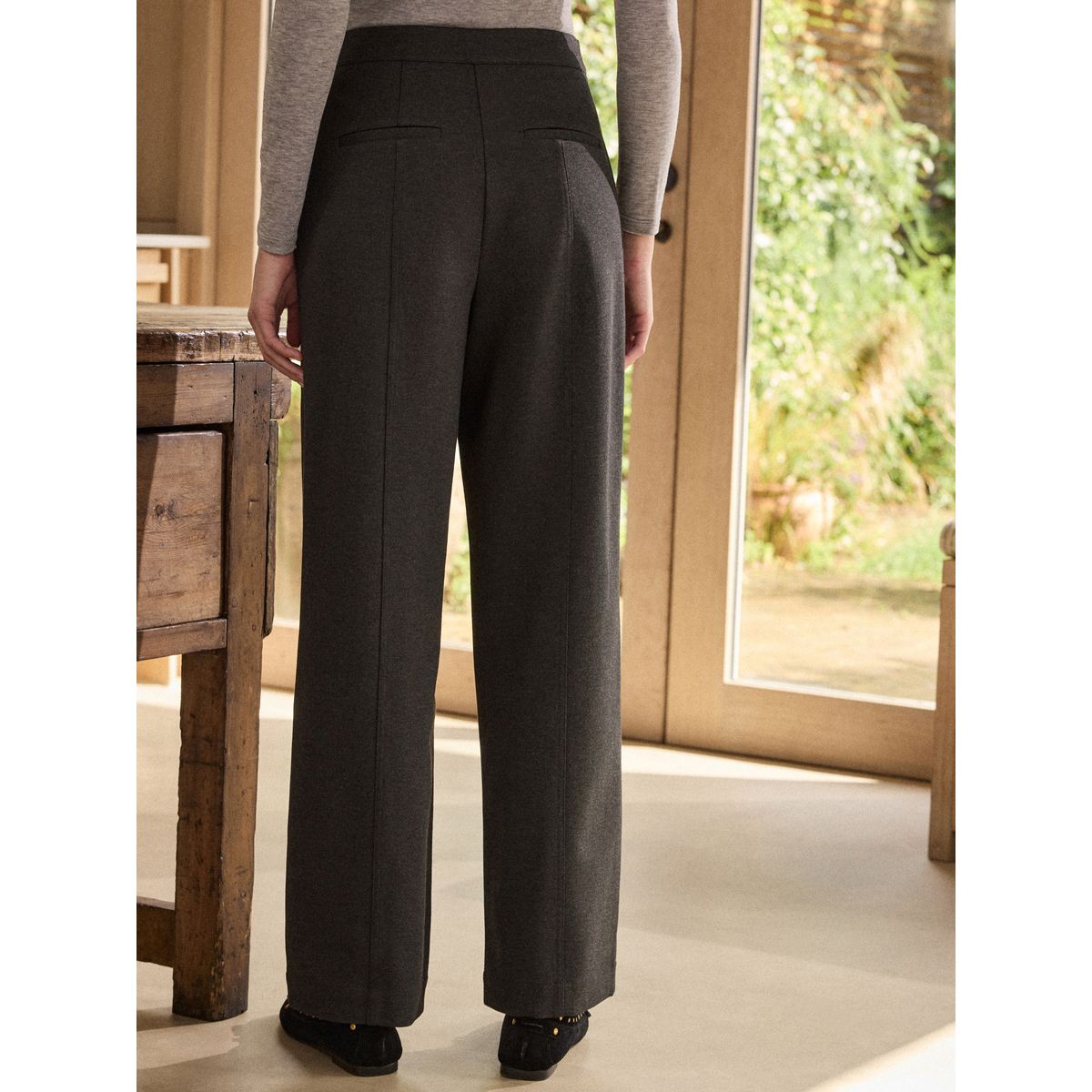 Pantalon point de rome n. premium gris, NEXT