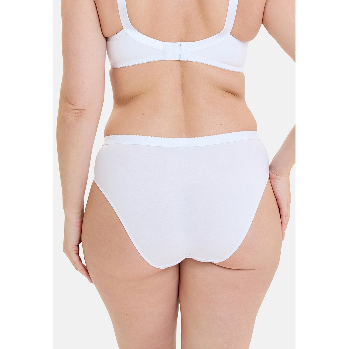 Slip Midi Coton D’arum blanc, SANS COMPLEXE