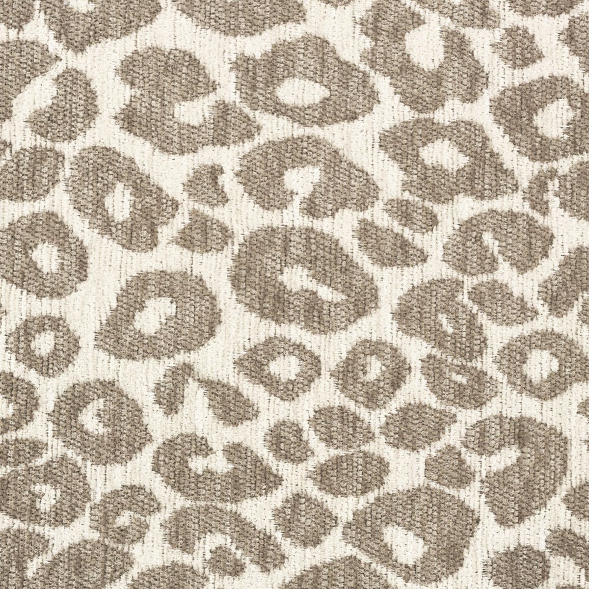 Fauteuil rond en tissu imprimé léopard- MO beige, DRAWER