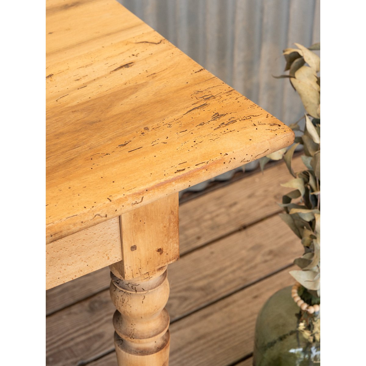 Table à manger en bois Romy N°1453 - Bon état bois clair, DEBONGOUT