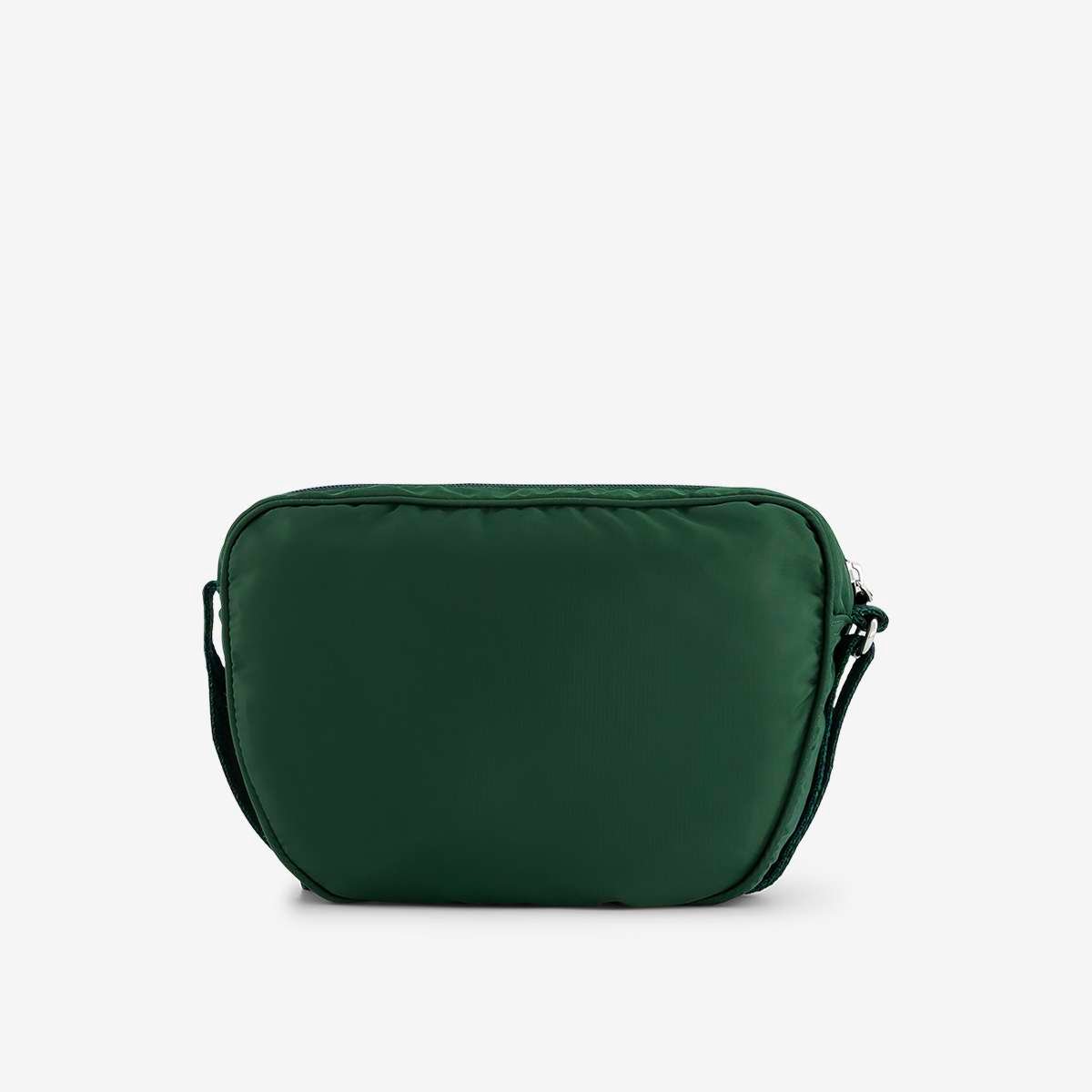 Sac bandoulière arrondi en nylon recyclé FOLDED HALF MOON bouteille, BENSIMON