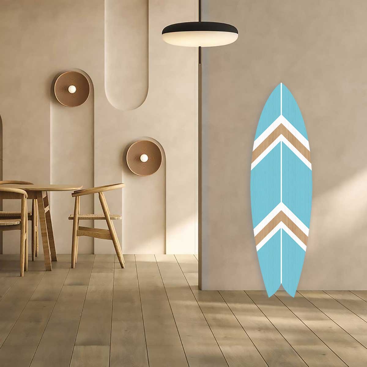 Planche Déco Pacific Lines tableau alu dibond, HEXOA