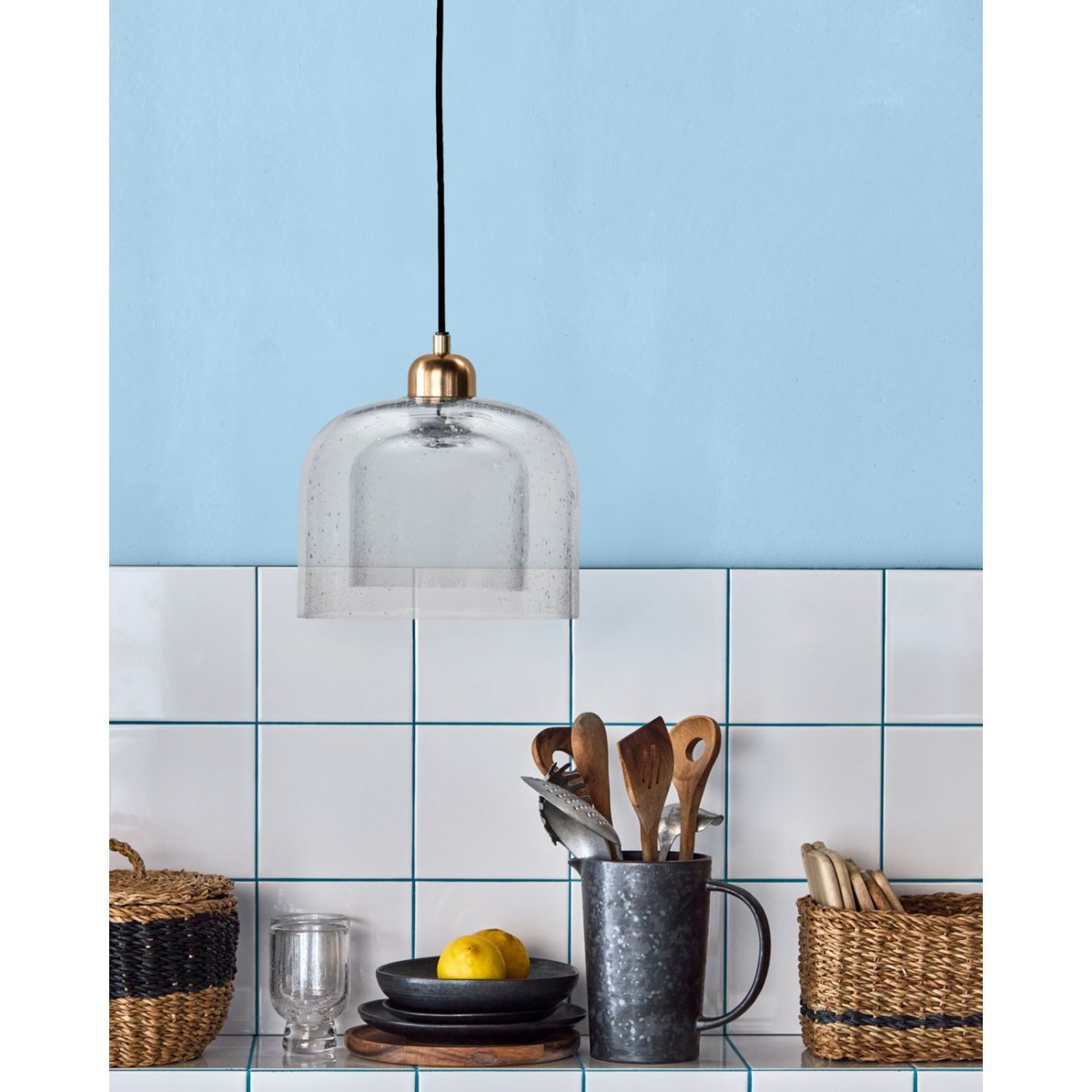 Suspension en verre Bell transparent, HOUSE DOCTOR