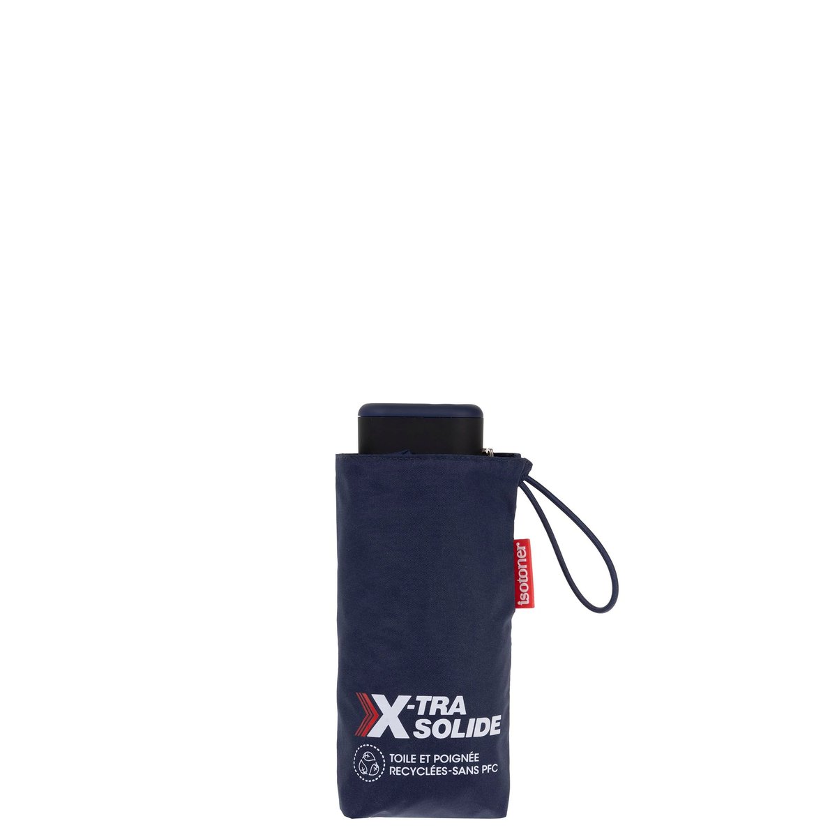 Parapluie bleu marine, ISOTONER