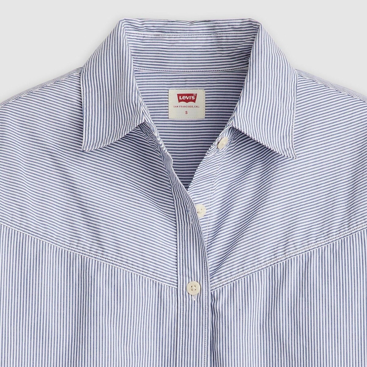 Harlie Novelty Bf Shirt blue striped, LEVI'S