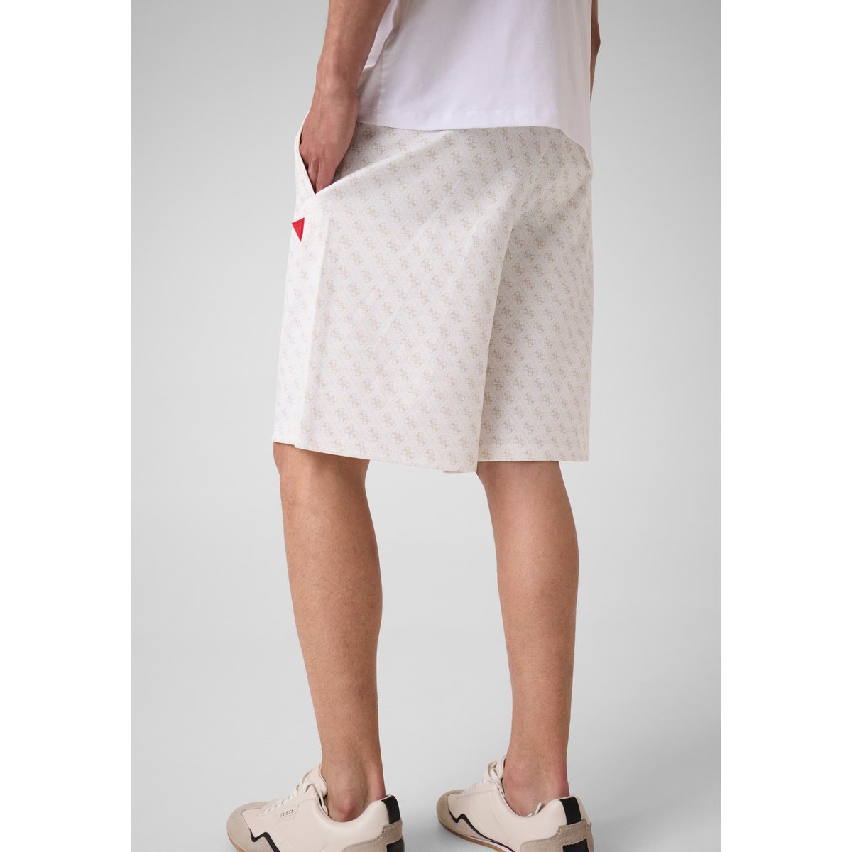 Shorts Avec Logo 4G blanc multi, GUESS