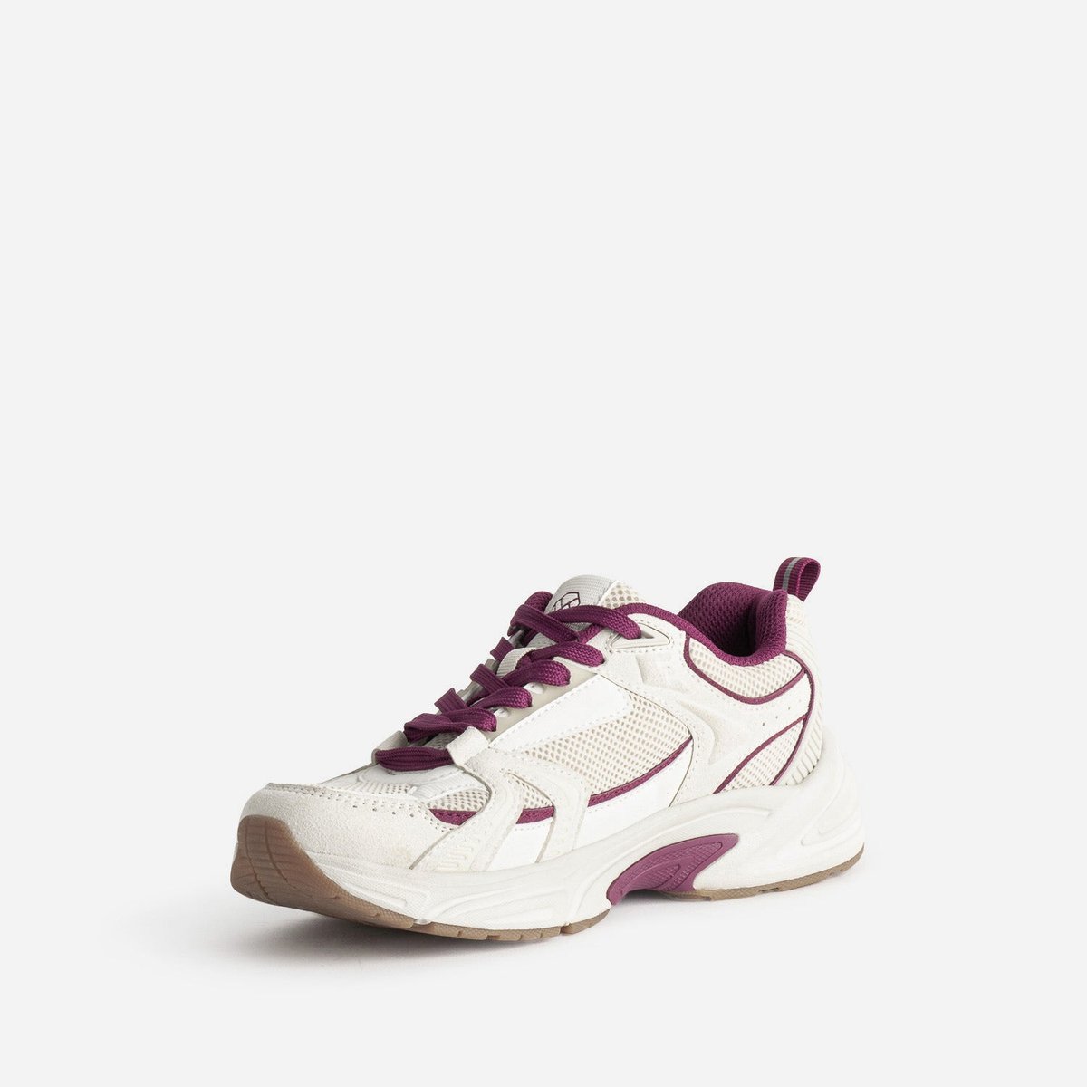 Basket PHOEBE beige/bordeaux, TEXTO