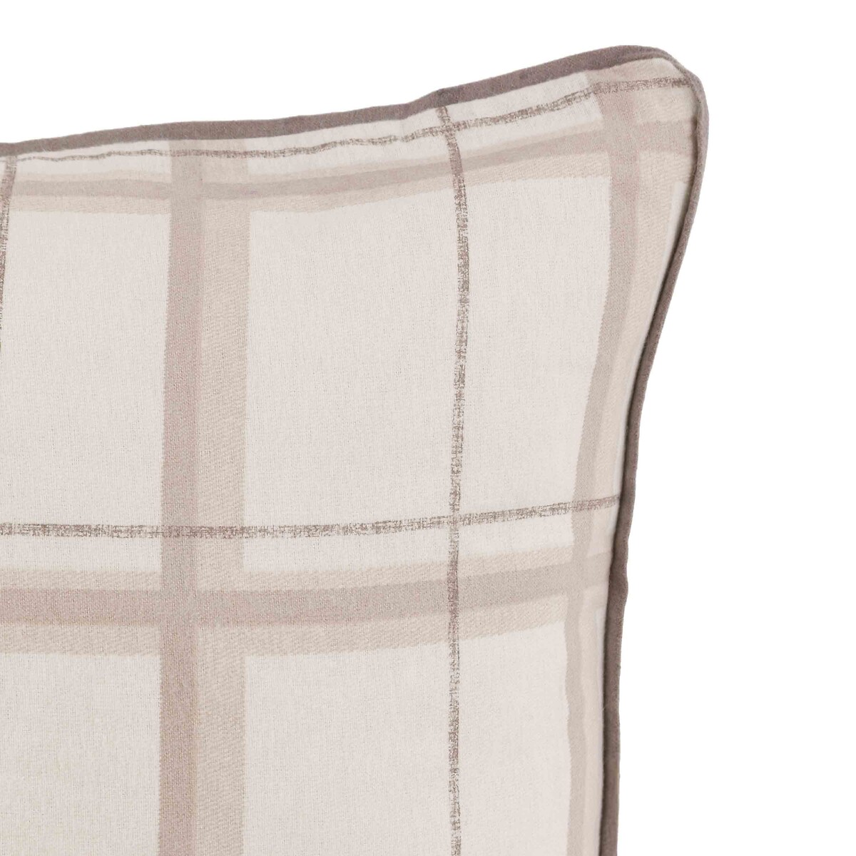 Woodrow Check Brushed Cotton Duvet Cover and Pillowcase Set natural, ÉDITÉ