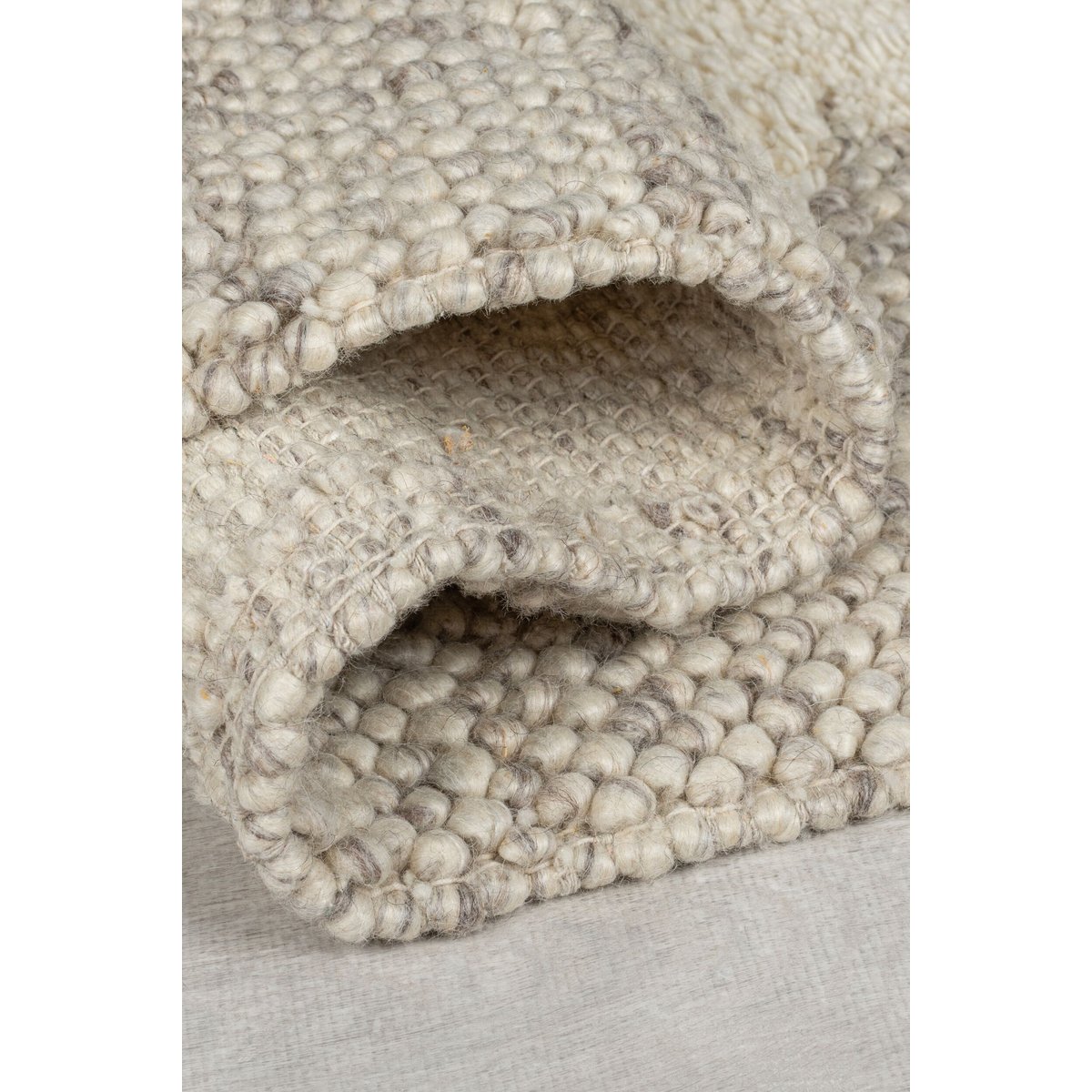 Tapis en laine MINERALS BORDER beige, FLAIR RUGS