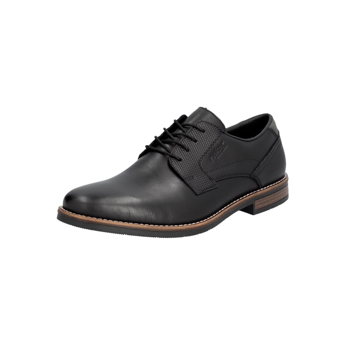 Derby Cuir Turin noir, RIEKER