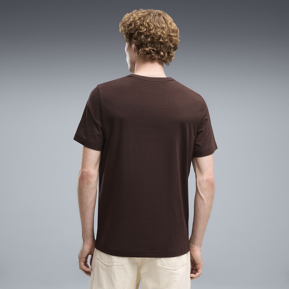 T-Shirt mit Pailletten-Motiv schokolade, PUMA