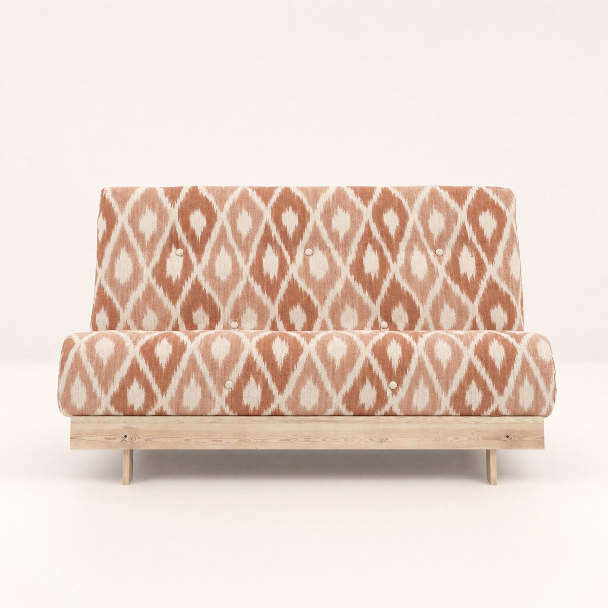 Nemuri Ikat Print Double Futon Sofa Bed orange, ÉDITÉ