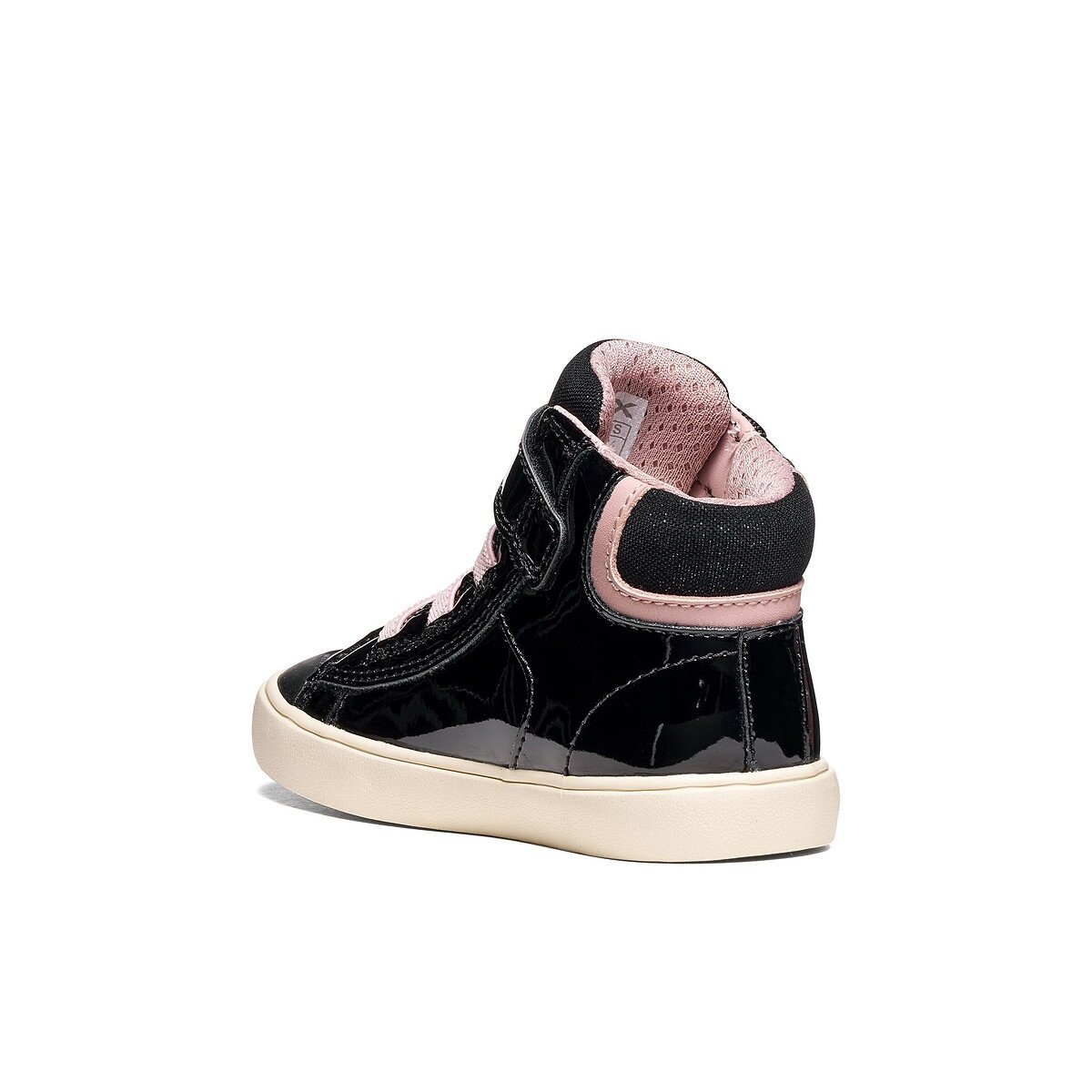 Baskets montantes respirantes, GISLI noir/rose, GEOX