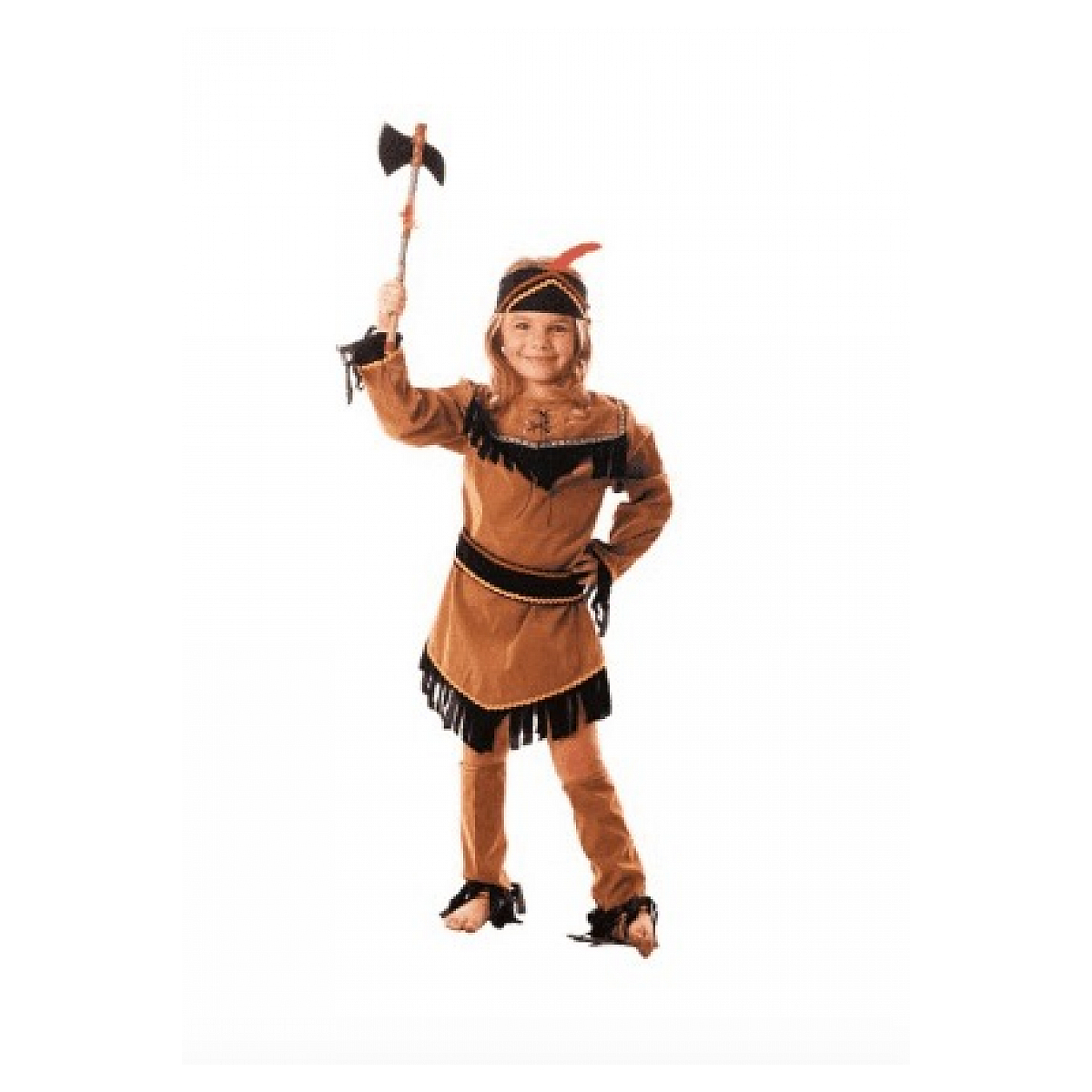 Deguisement Costume indienne Sioux 4-6 ans couleur unique, PARTY PRO