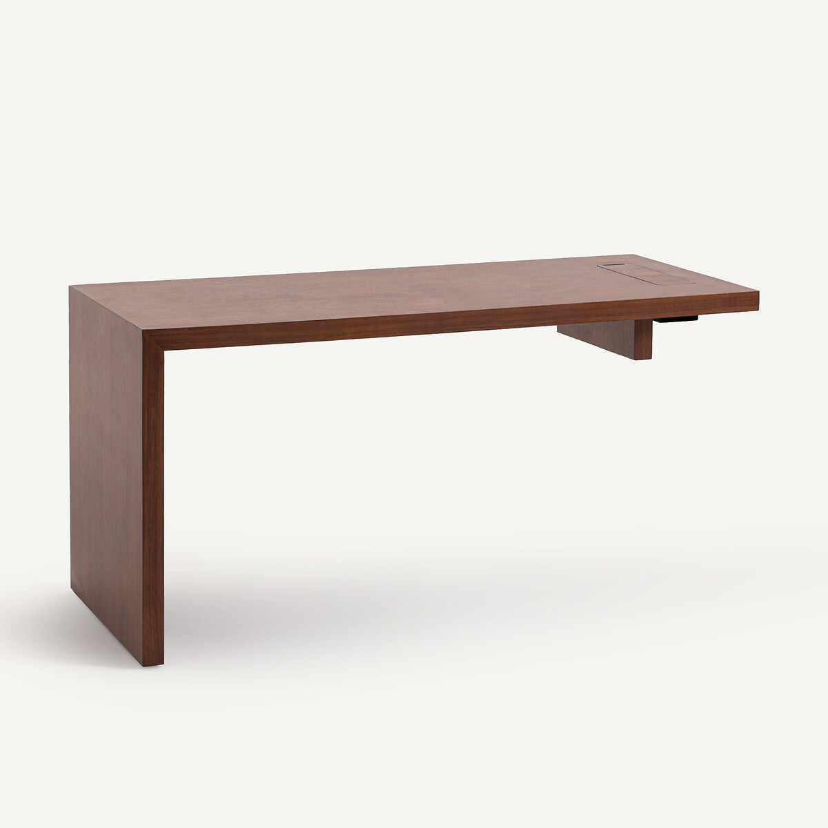 Plateau de bureau en plaqué noyer, largeur 150 cm, MIKUBE noyer, AM.PM