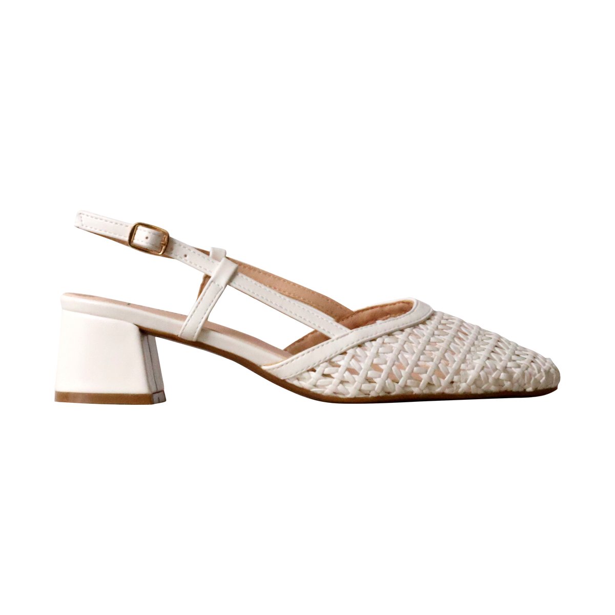 Escarpin à Talon blanc, ENZA NUCCI