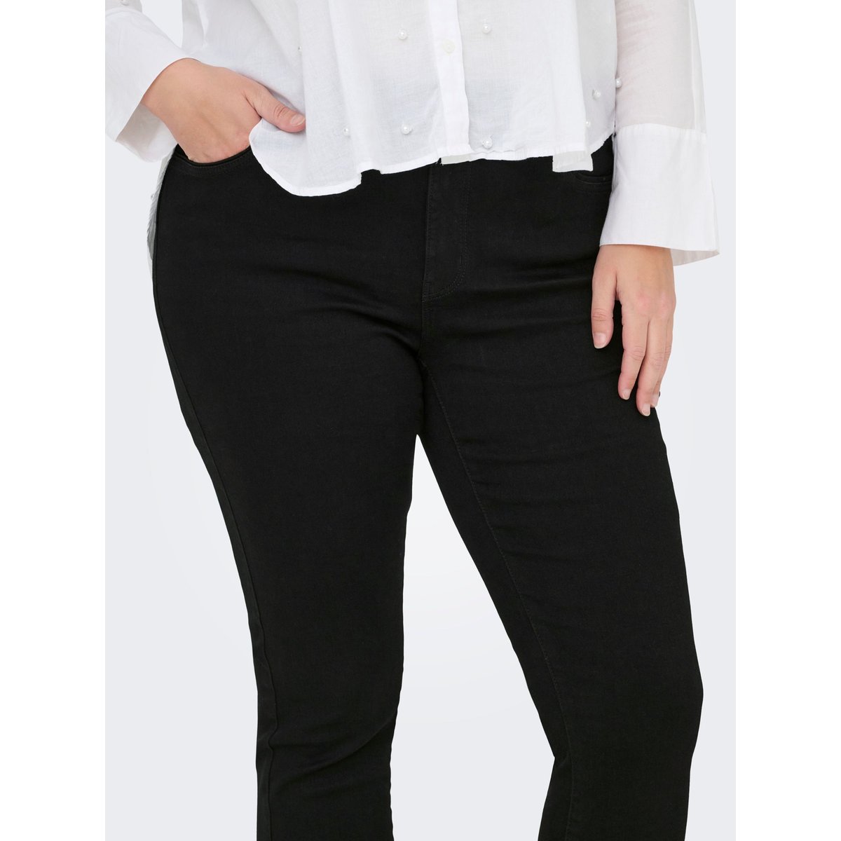 Jean Skinny black denim, ONLY CARMAKOMA