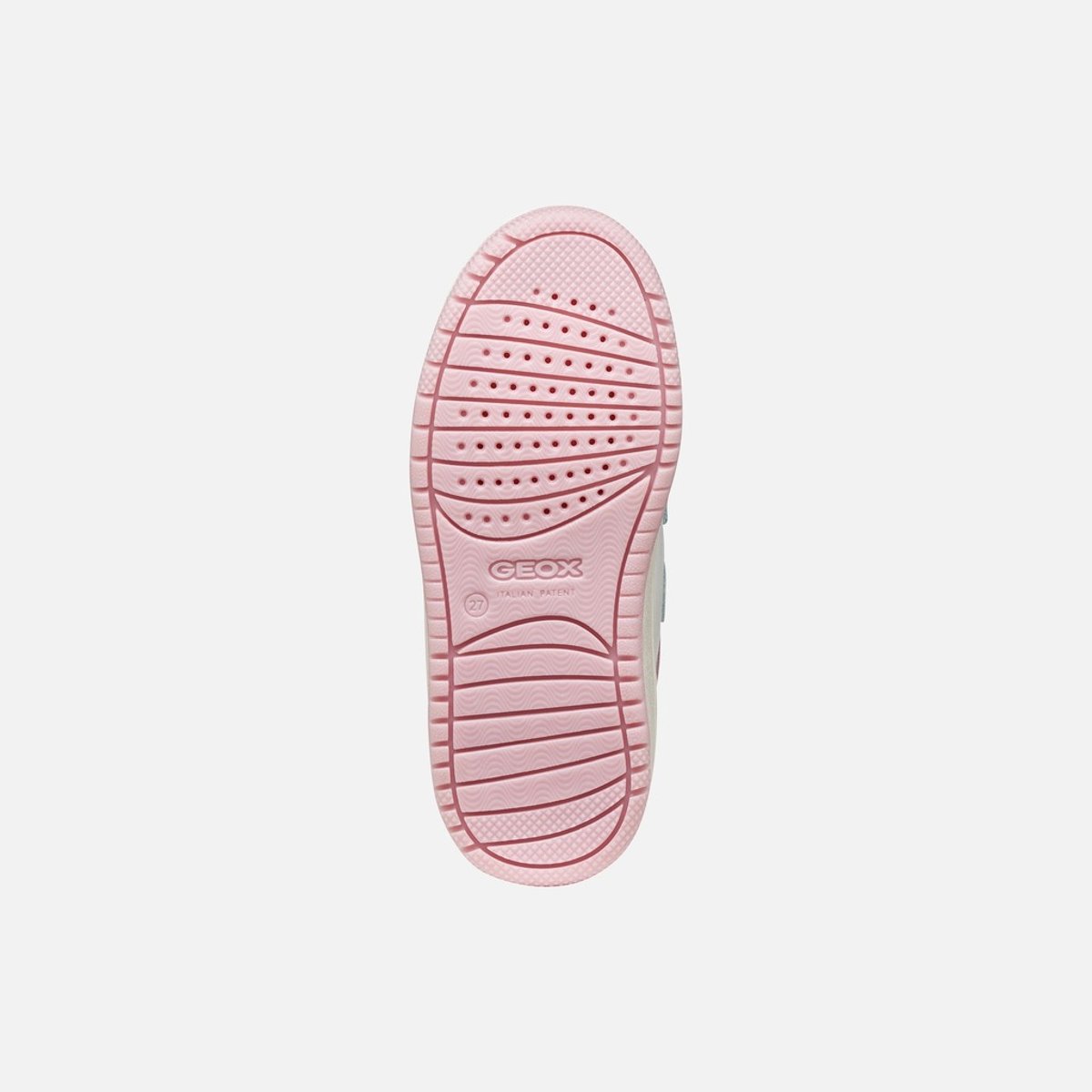 Baskets respirantes à velcro Washiba bleu ciel clair/lilas clair, GEOX