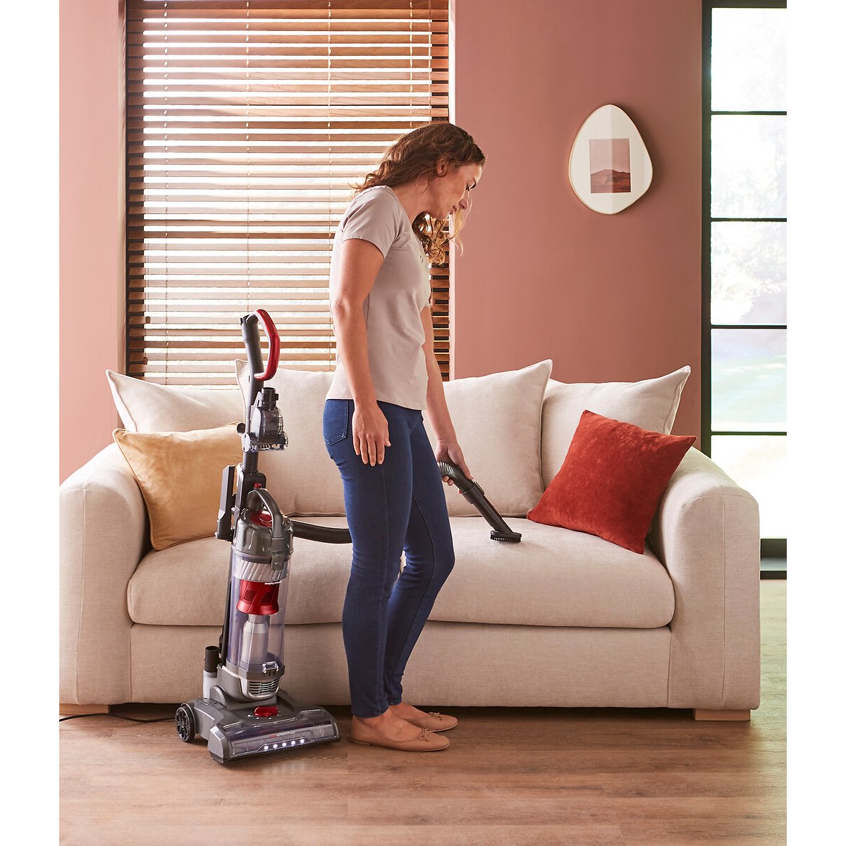 MRXUPRIGHTFLEX PowerLite Stretch Upright Vacuum - 711000 black, MORPHY RICHARDS