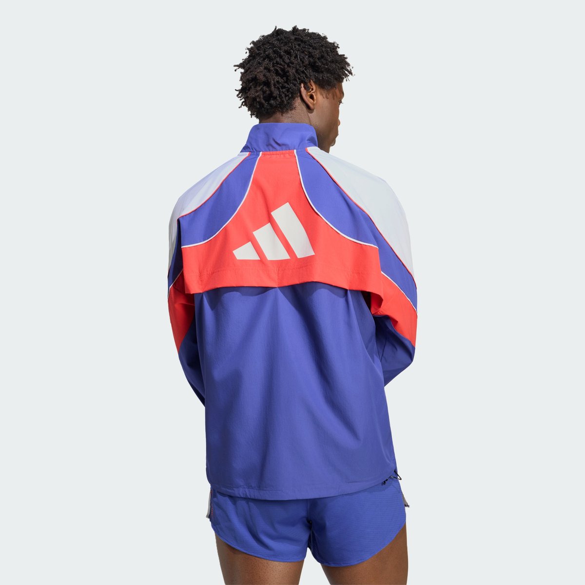 Veste De Running Adizero Archive Veste De Running Adizero Archive dual indigo / semi lucid red / white, adidas Performance