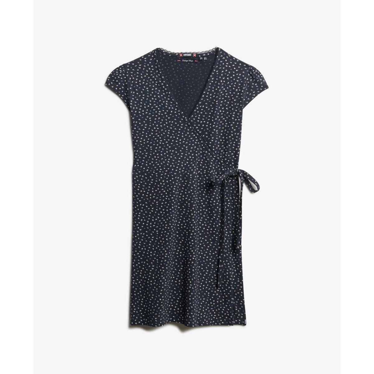 Robe portefeuille Athletic Essentials pétales bleu marine dp, SUPERDRY