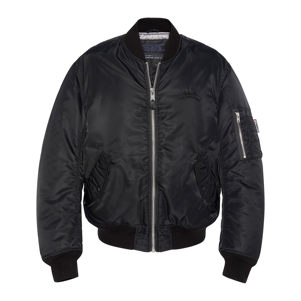 Bomber MA-1 noir, SCHOTT