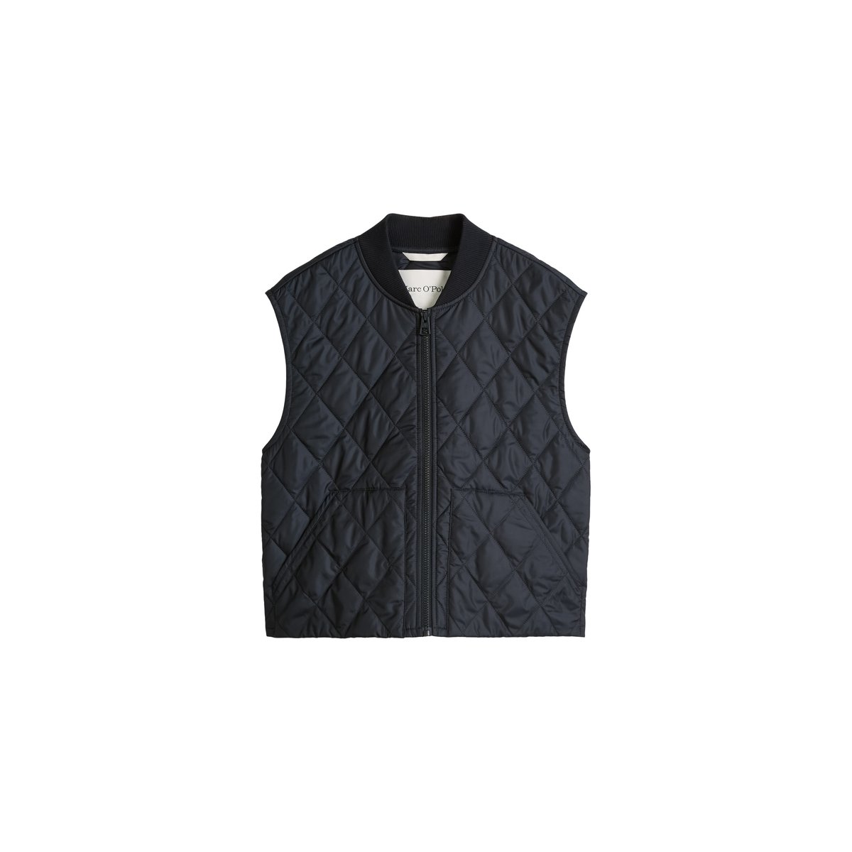Gilet matelassé escamotable MOP x Function en polyester recyclé bleu foncé, MARC O'POLO