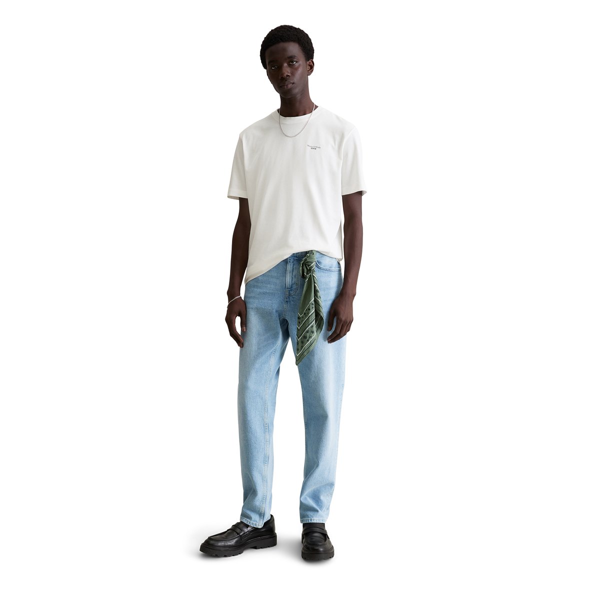 T-shirt regular en paquet de 2 vert fonce, MARC O’POLO DENIM