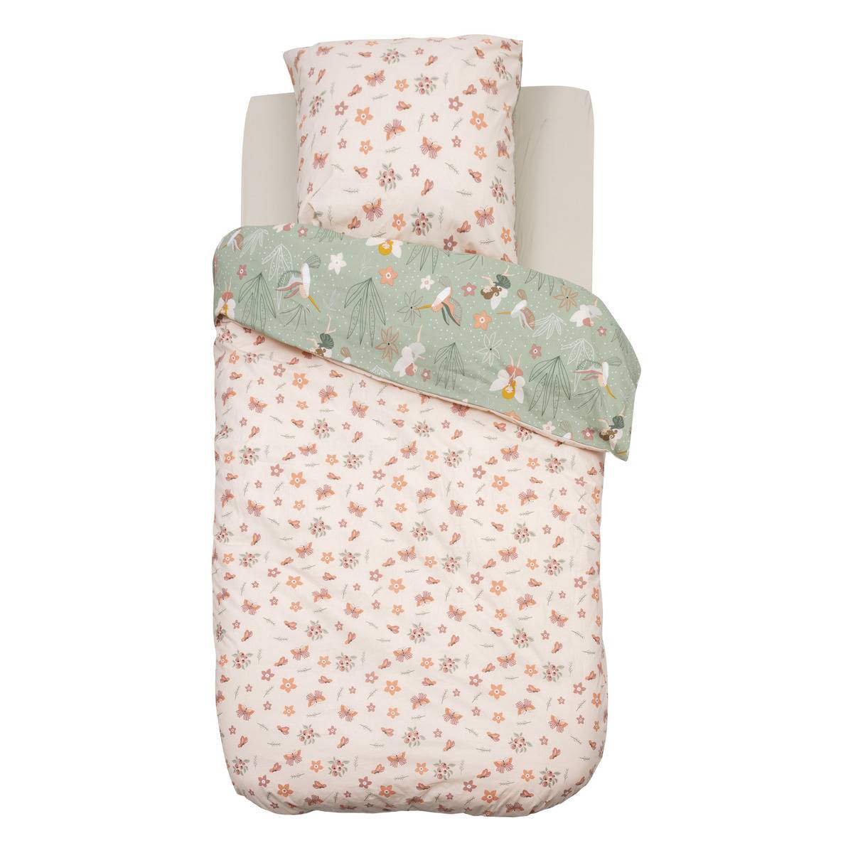 Parure de lit enfant APRIL violet, ATMOSPHERA FOR KIDS