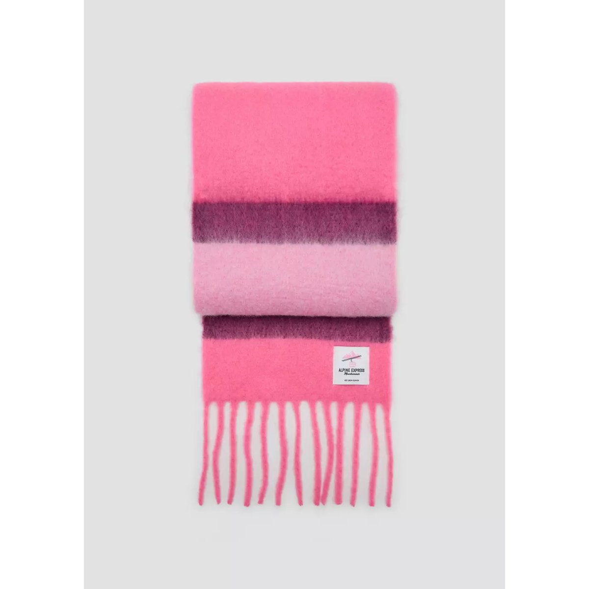 Écharpe maille combinée rose, MANGO KIDS
