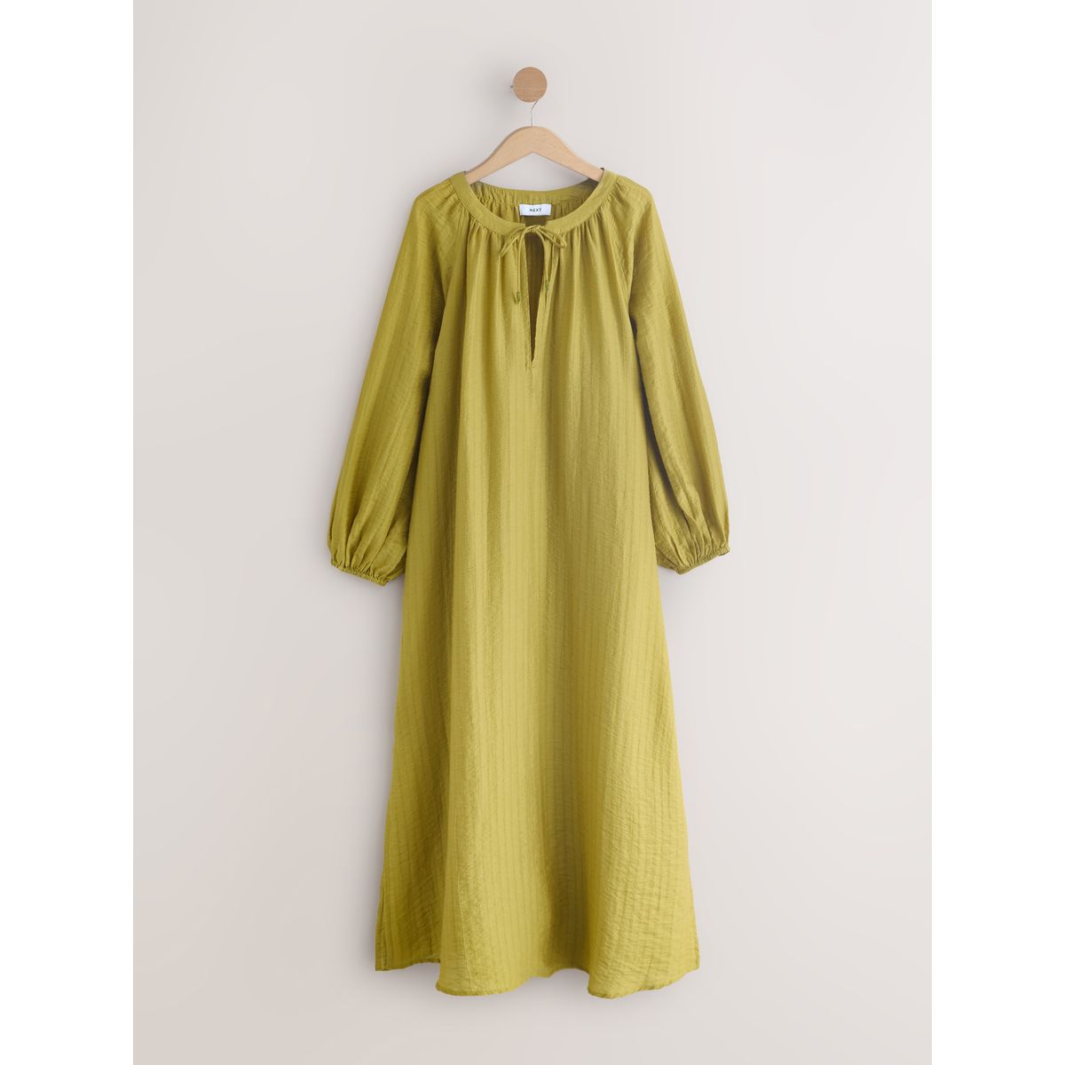 Caftan long à manches longues vert, NEXT