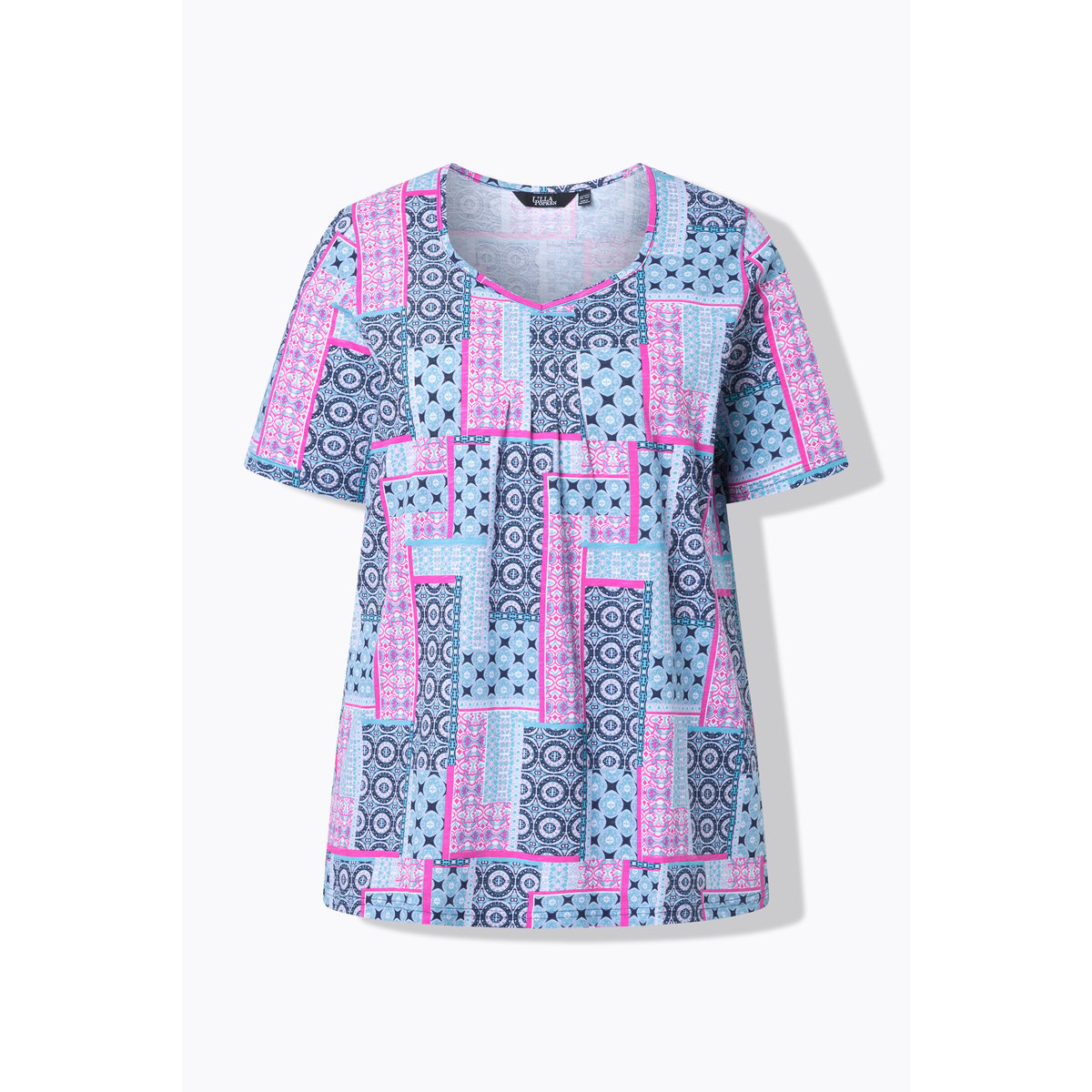 T-shirt à manches courtes rose vif, ULLA POPKEN