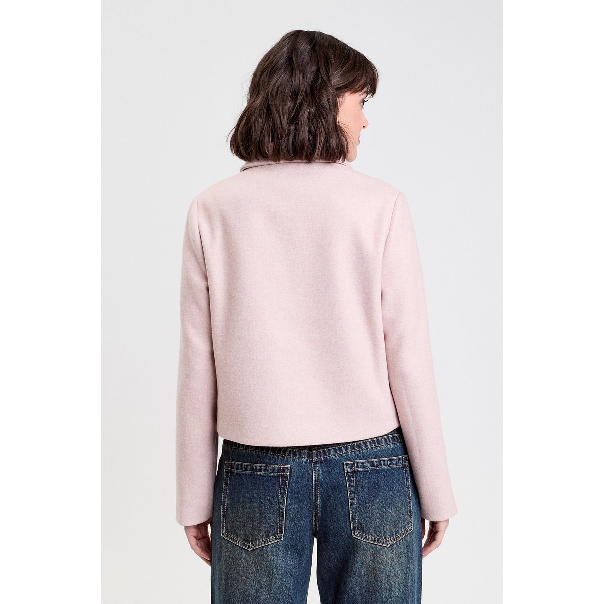 Veste zippée rose poudrée, CACHE CACHE