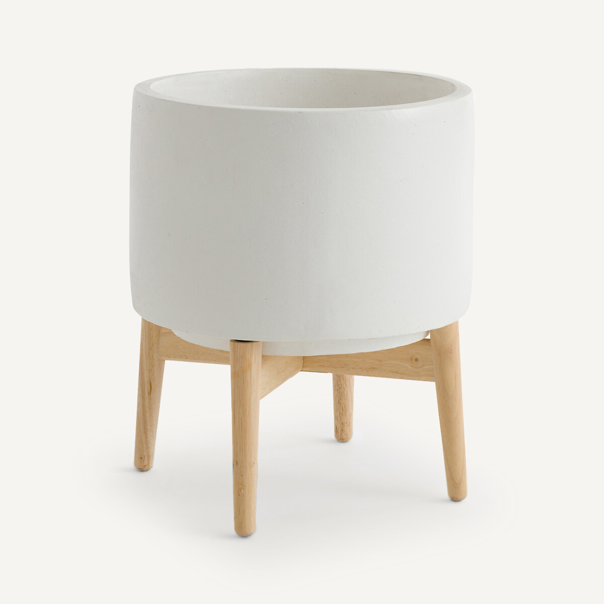 Florian Ceramic Planter white, AM.PM