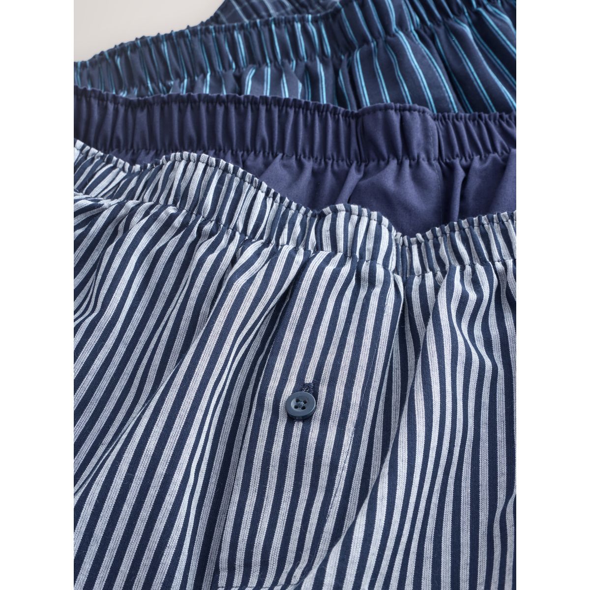 Boxer tissé coton bleu marine, NEXT