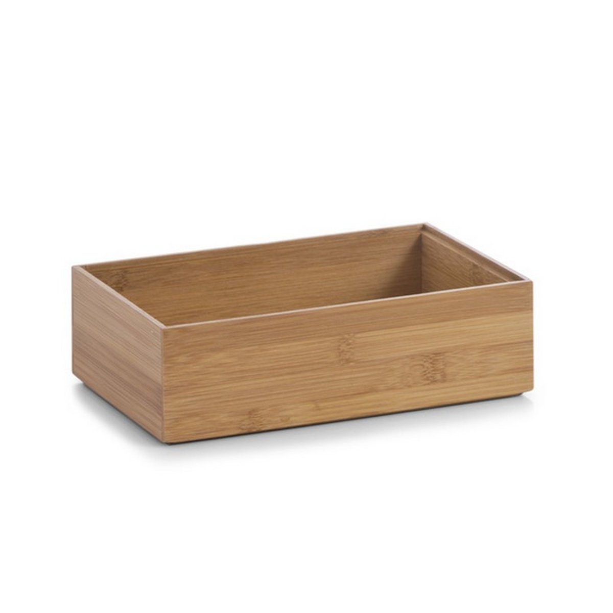 Boîte rectangulaire bambou bois clair, ZELLER PRESENT