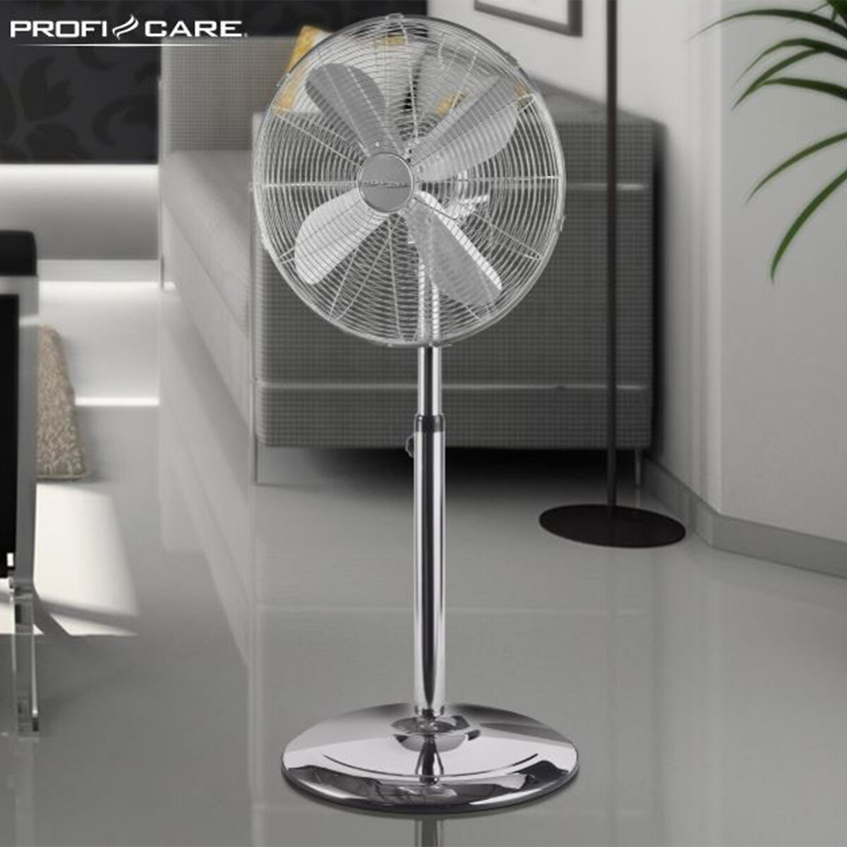 Ventoinha de pé alto VL 3064 MS, PROFICARE inox, PROFICARE