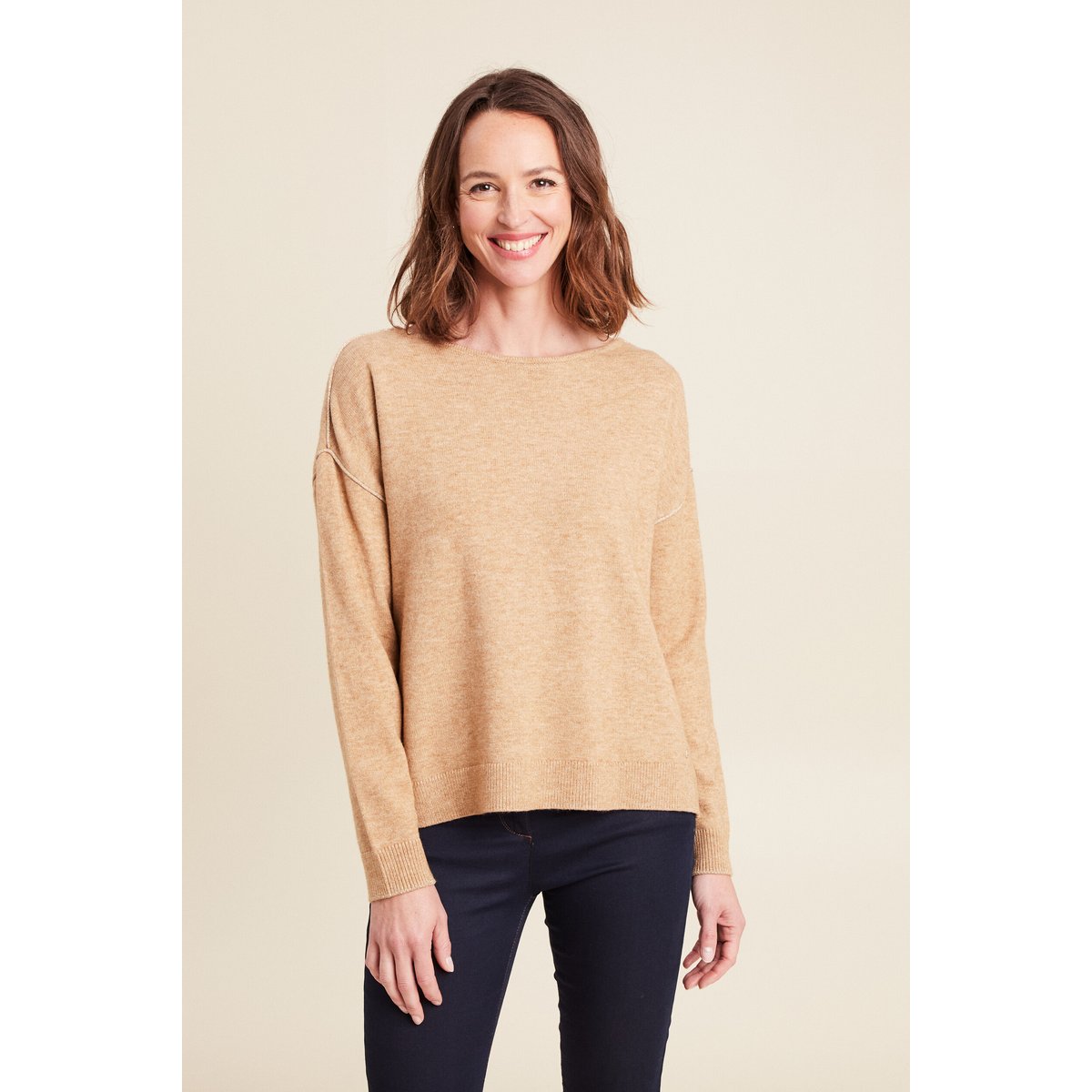 Pull manches longues beige, BREAL