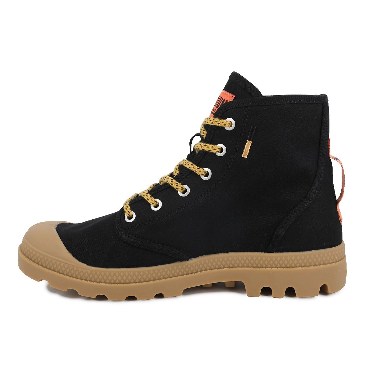 Baskets en coton noir, PALLADIUM