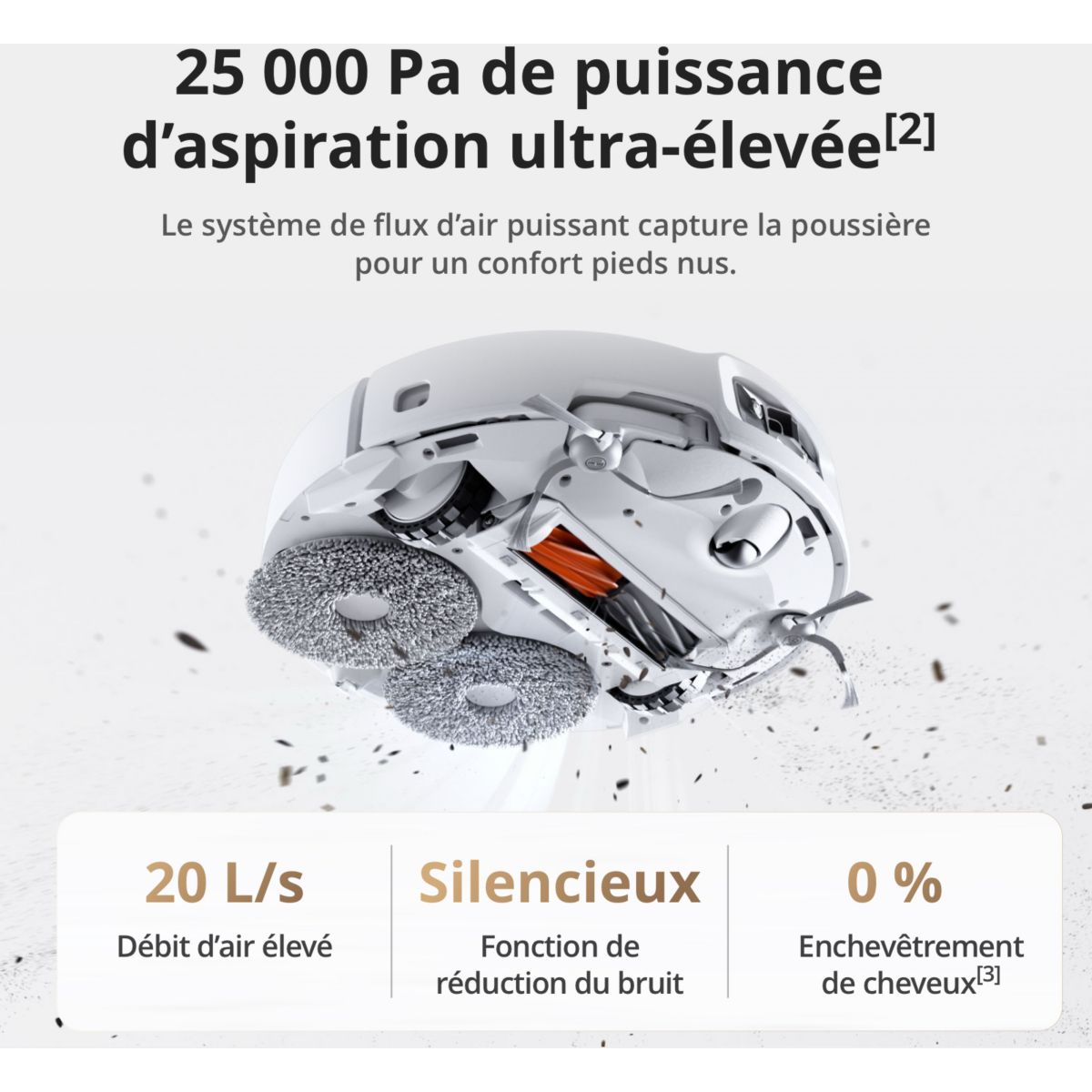 Robot Aspirateur Laveur Romo A couleur unique, DJI