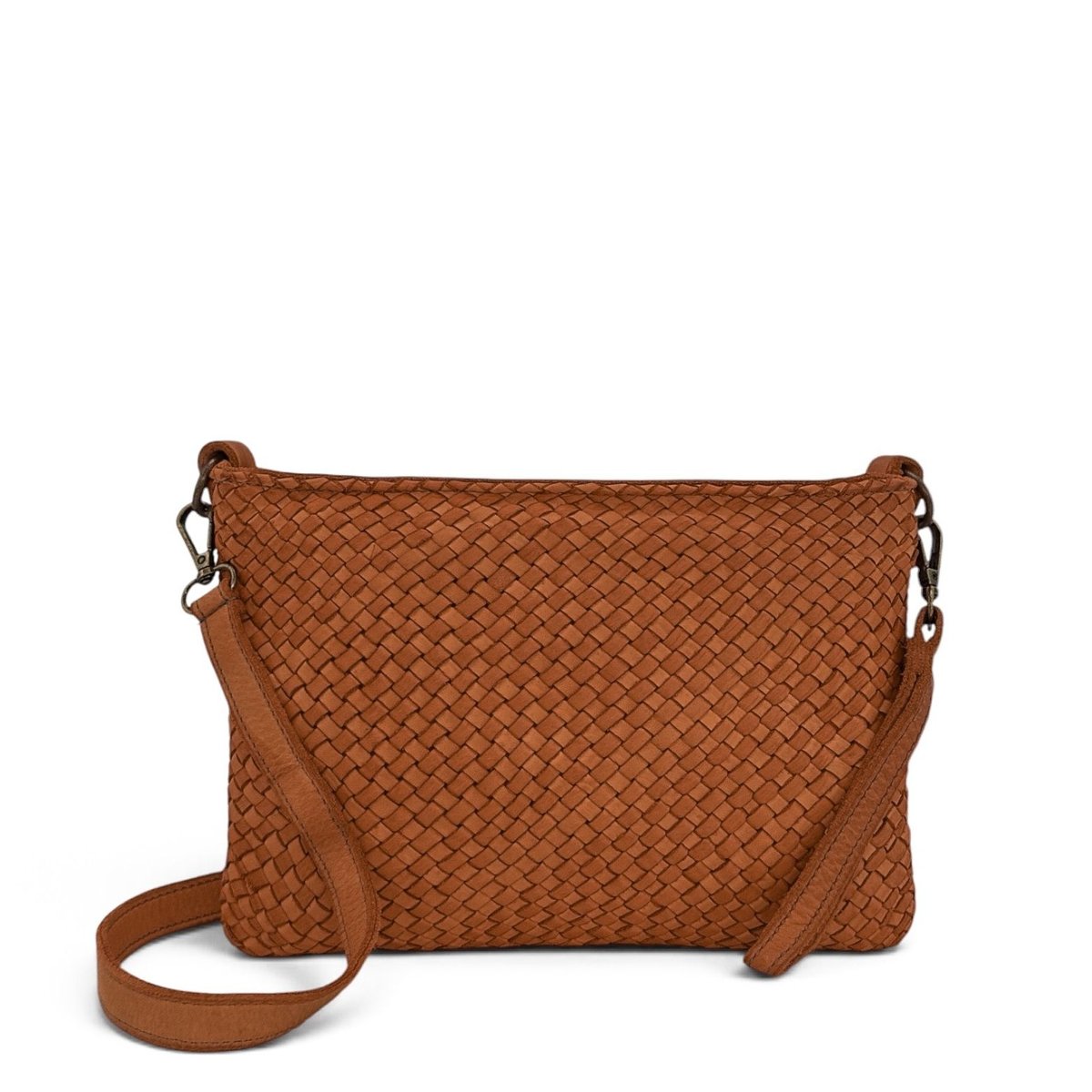 Sac à main en cuir italien haut de gamme MISS JOE camel, OH MY BAG