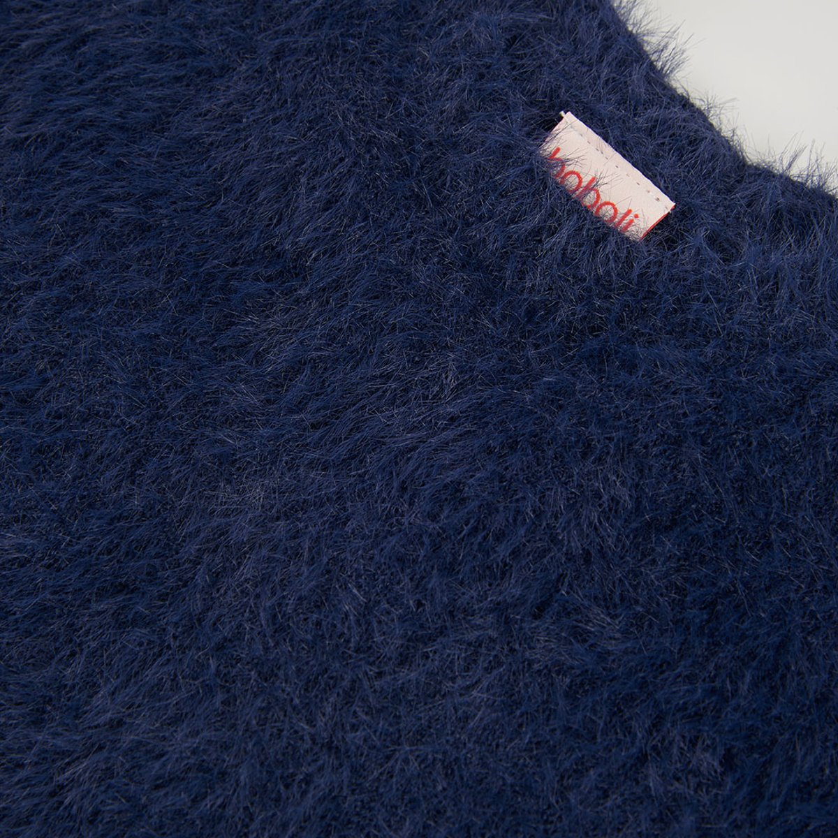 Pull sans manches fille avec boutons bleu, BOBOLI