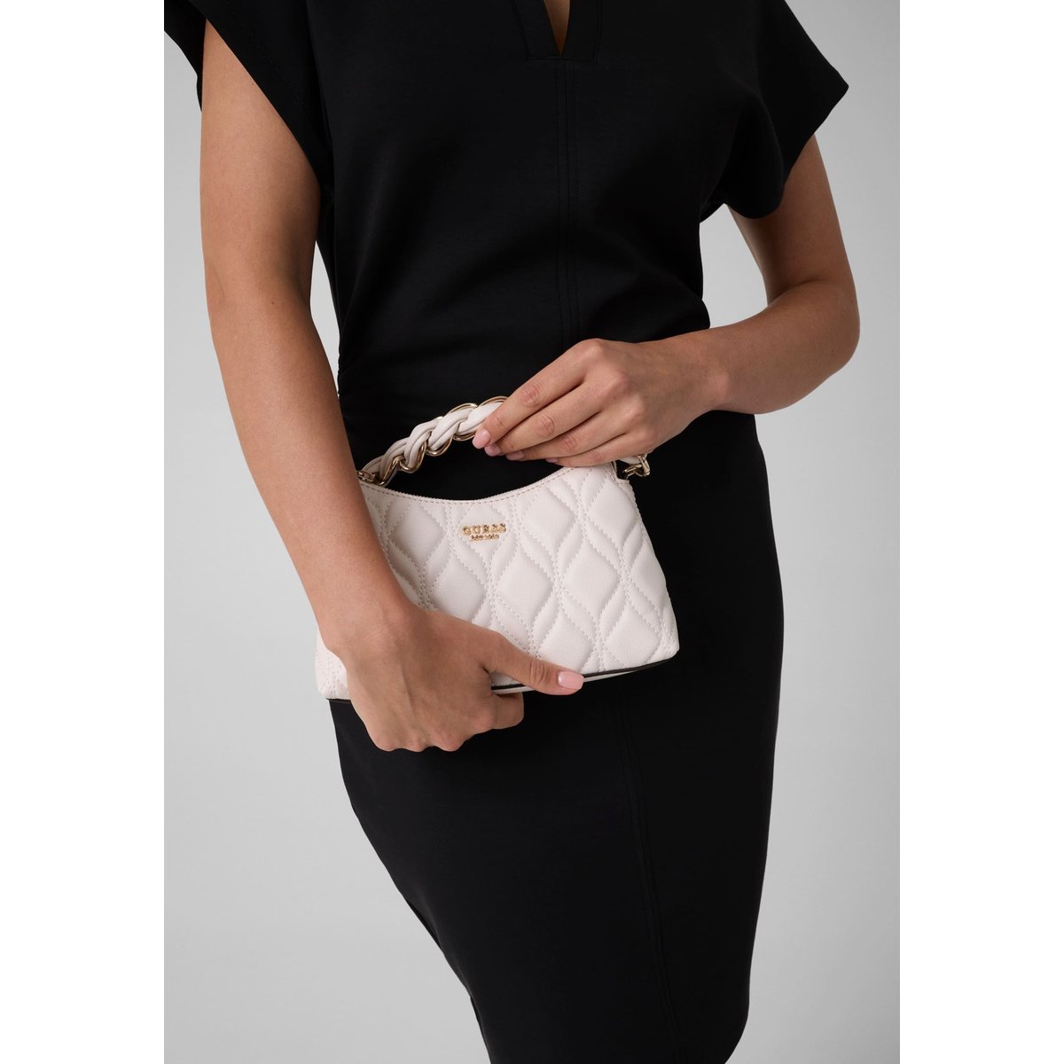 Sac À Épaule Maxine blanc, GUESS