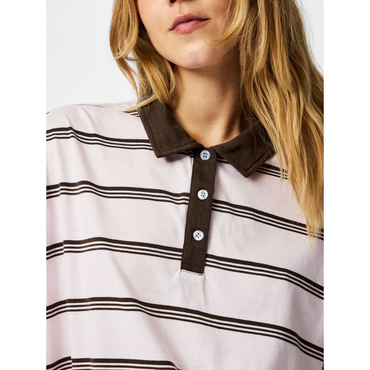 Polo À Manches Longues rouge - pink-a-boo, PIECES