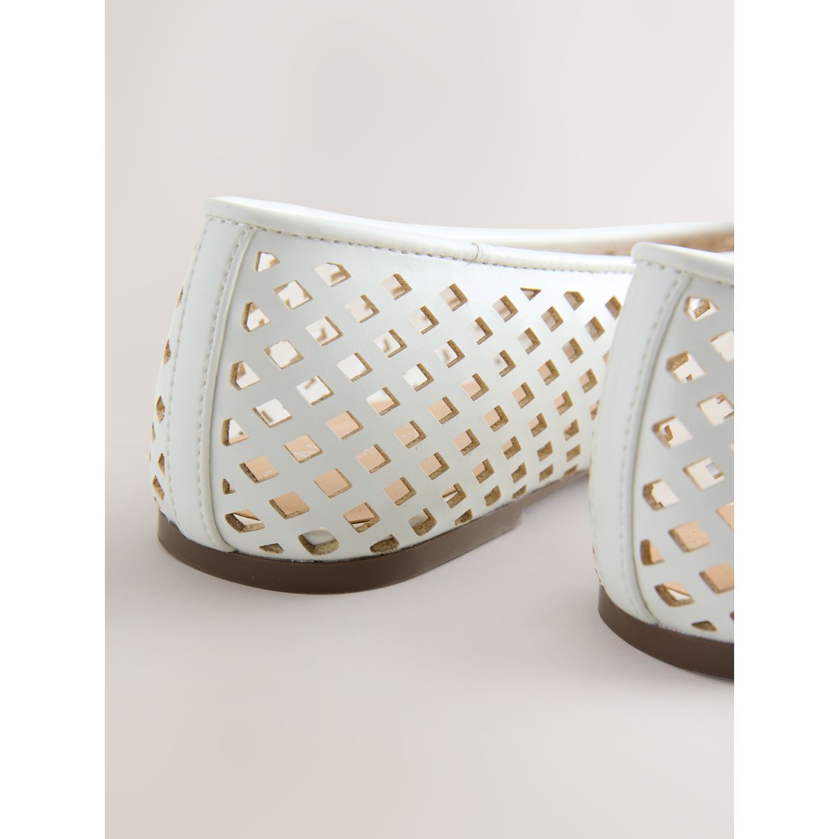 Ballerines tressées forever comfort® blanc, NEXT