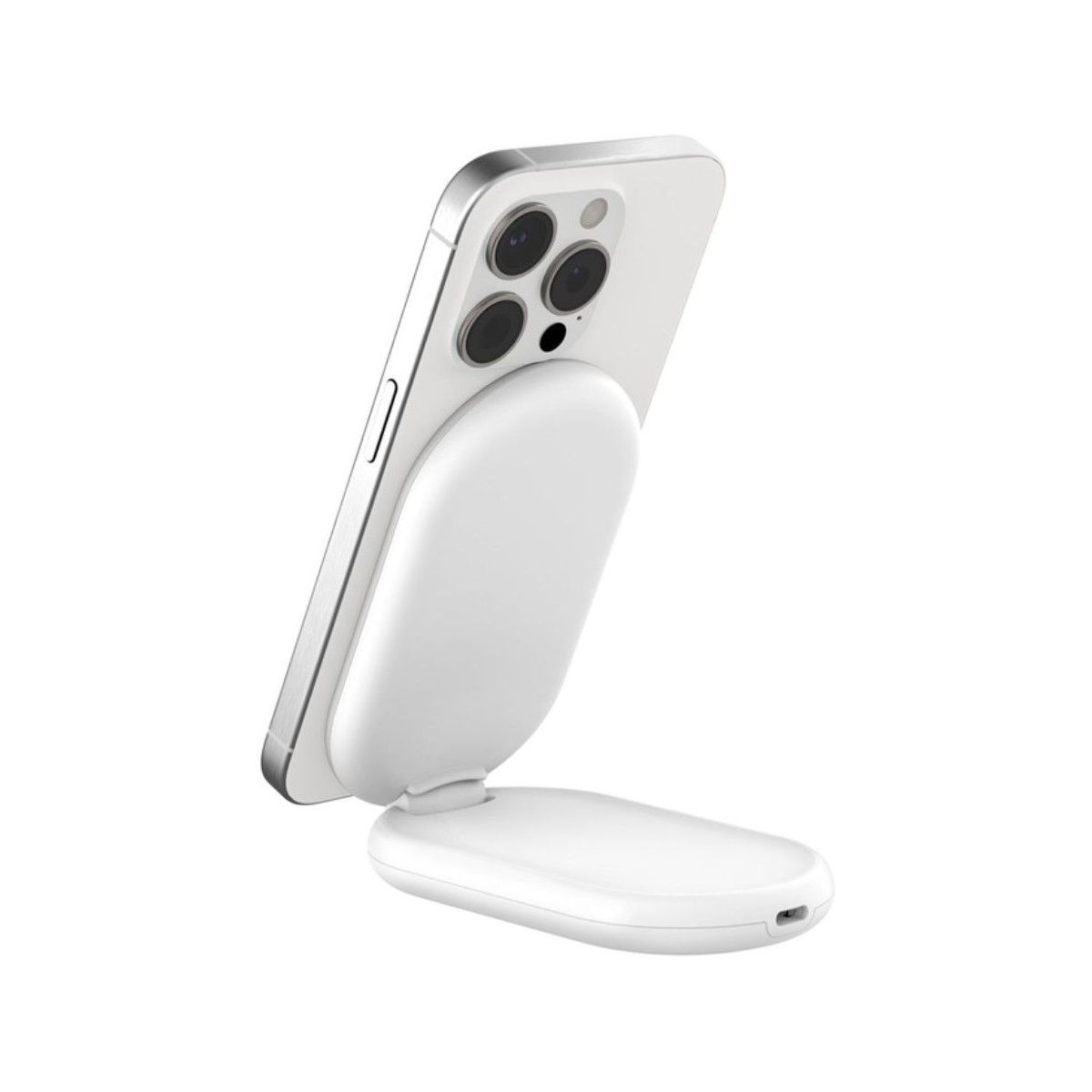 Chargeur induction induction 15W 2en1 blanc couleur unique, BELKIN